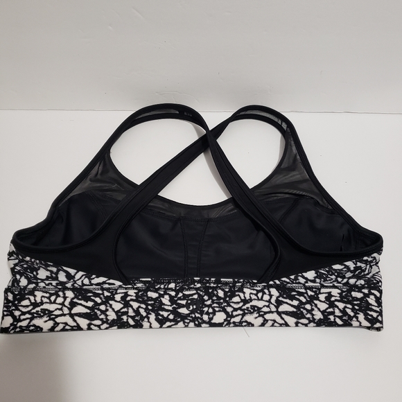 Lululemon Swim Top Mini Ripple White Seal Grey / Black - Picture 2 of 5